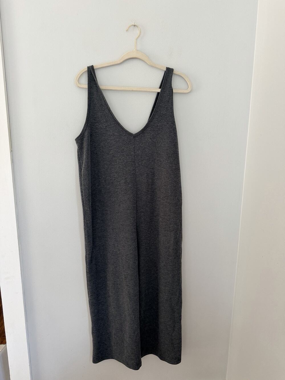 Victoria’s Secret glow waffle jumpsuit gray size large
